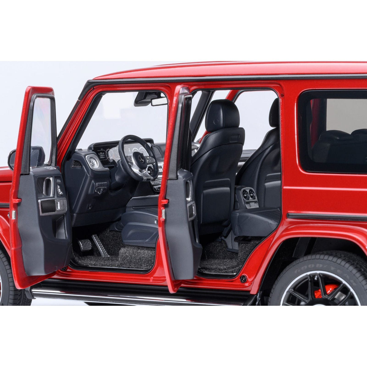 2019 Mercedes-Benz AMG G63 Cardinal Red Metallic 1/18 Model Car by Autoart-Autoart-ModelCars.com