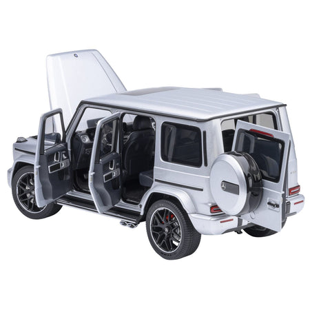 2019 Mercedes-Benz AMG G63 Iridium Silver Metallic 1/18 Model Car by Autoart-Autoart-ModelCars.com