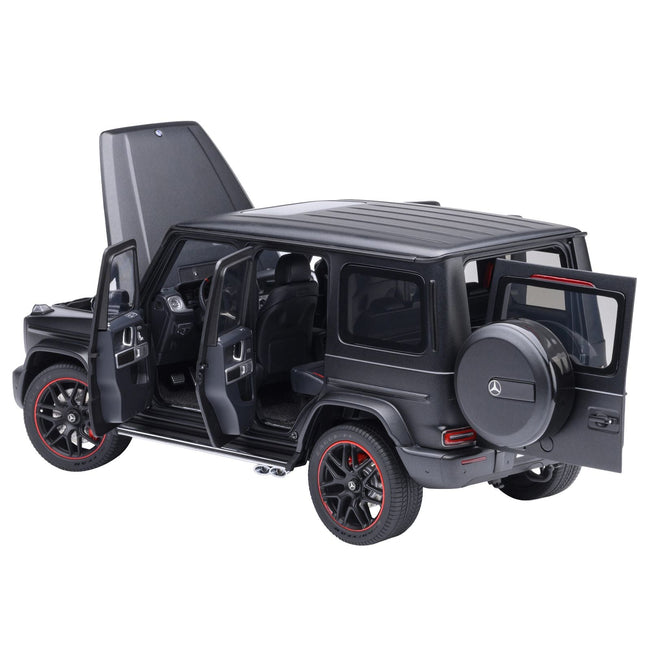 2019 Mercedes-Benz AMG G63 Matt Black 1/18 Model Car by Autoart-Autoart-ModelCars.com