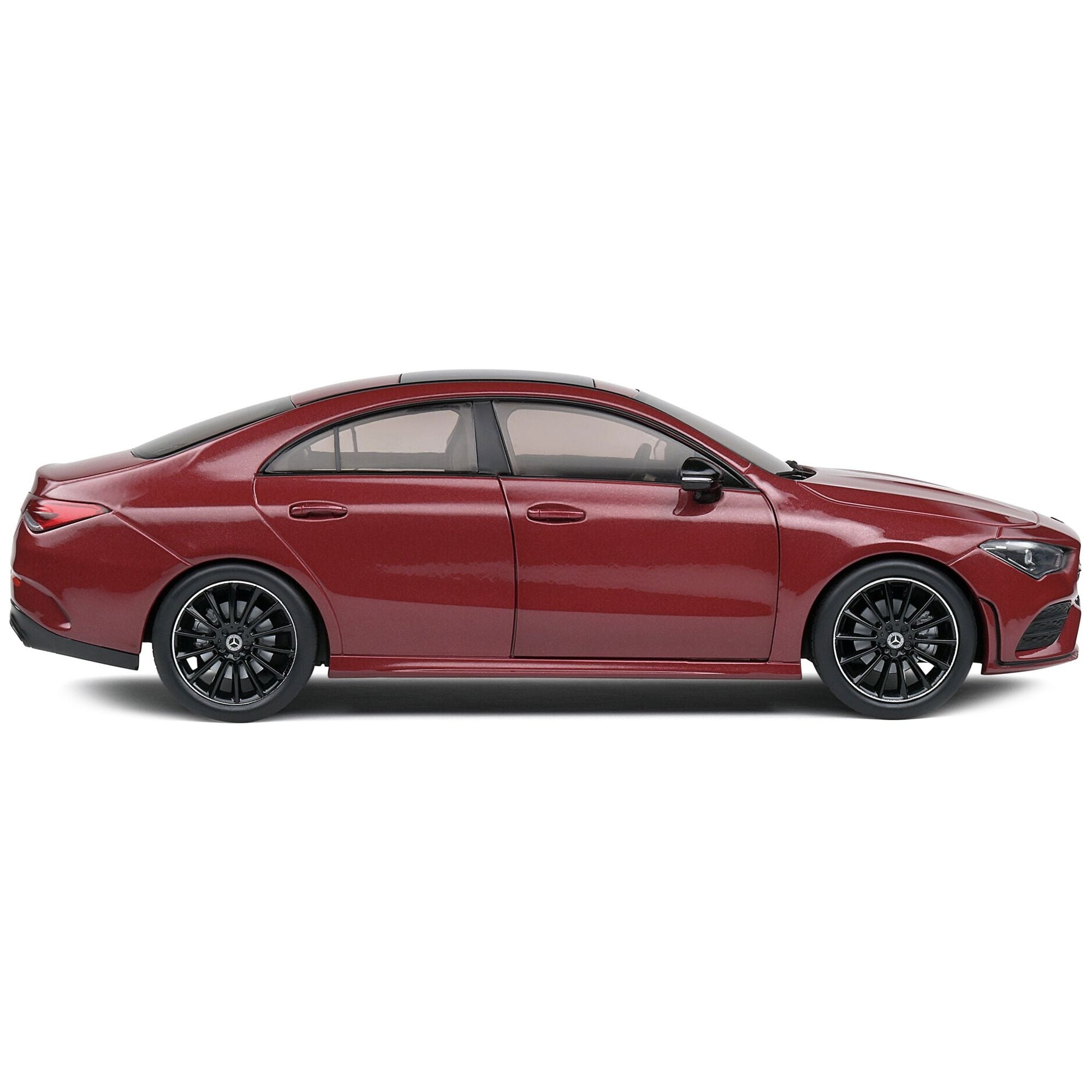 2019 Mercedes - Benz CLA C118 Coupe Rouge Patagonie Red Metallic with Sunroof 1/18 Diecast Model Car by Solido - Solido - ModelCars.com