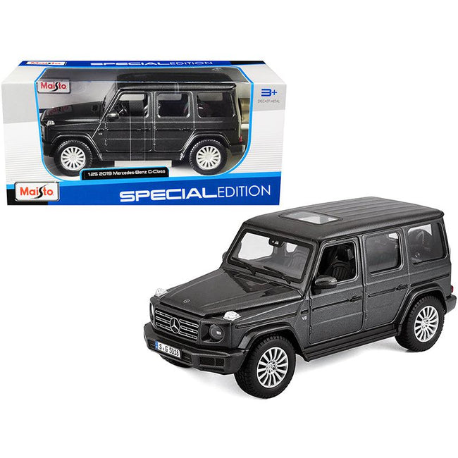 2019 Mercedes Benz G - Class with Sunroof Dark Gray Metallic 1/25 Diecast Model Car by Maisto - Maisto - ModelCars.com