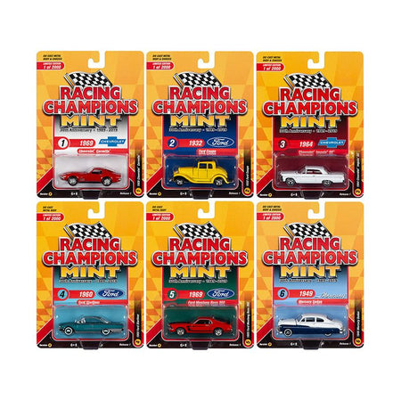 2019 Mint Set A of 6 Cars Release 1 "30th Anniversary" (1989 - 2019) Limited Edition to 2000 pieces Worldwide 1/64 Diecast Models by Racing Champions - Racing Champions - ModelCars.com