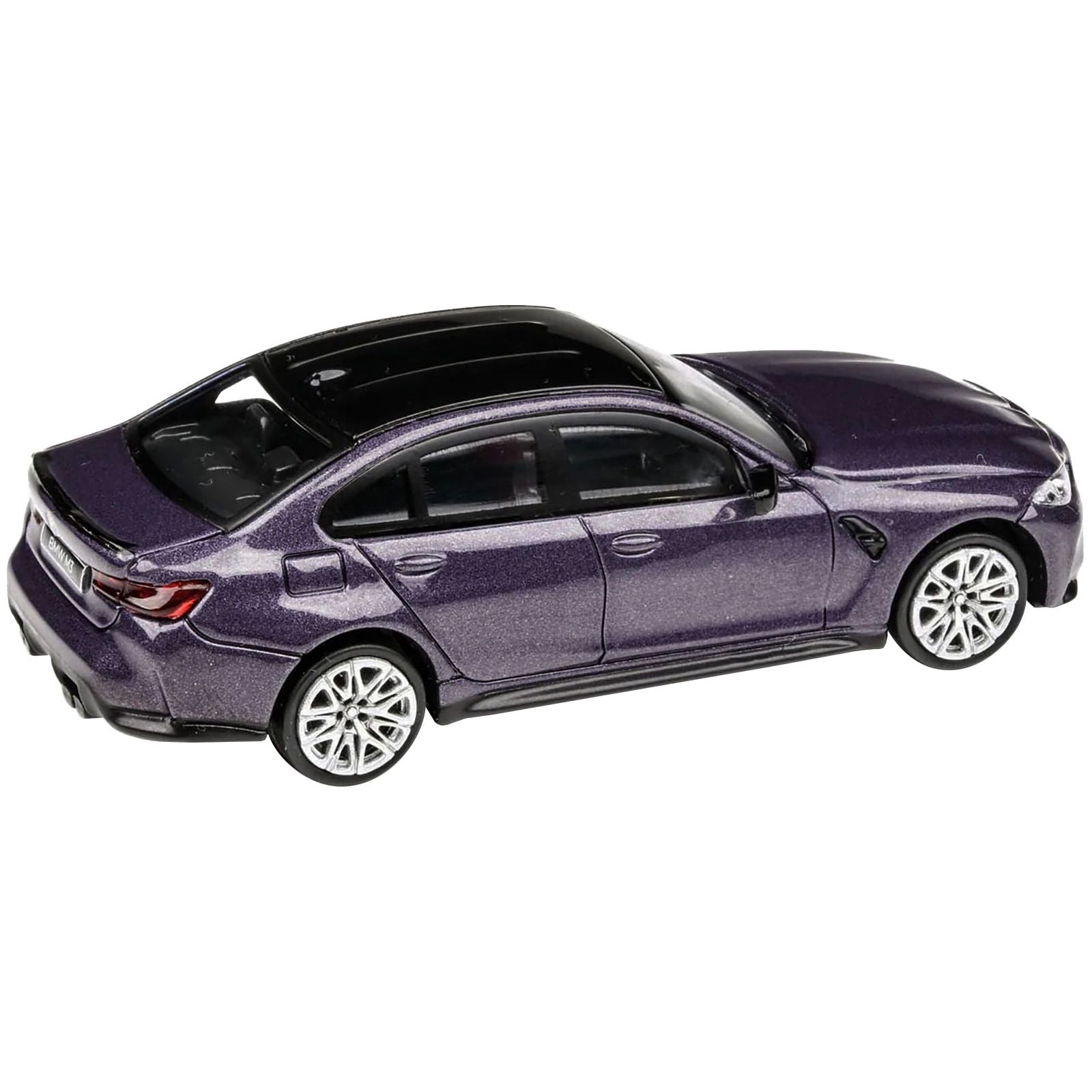 2020 BMW M3 G80 Twilight Purple Metallic with Black top 1/64 Diecast Model Car by Paragon - Paragon - ModelCars.com