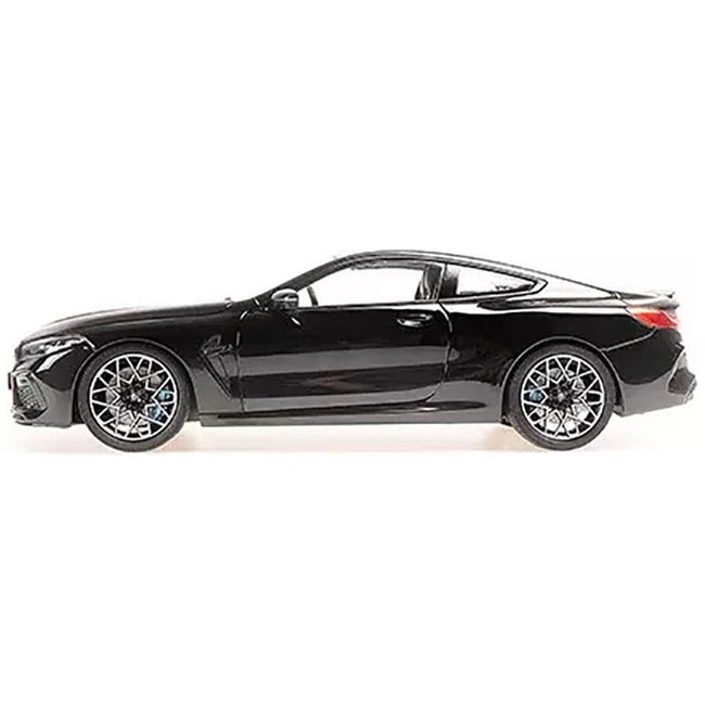 2020 BMW M8 Coupe Black Metallic with Carbon Top 1/18 Diecast Model Car by Minichamps-Minichamps-ModelCars.com