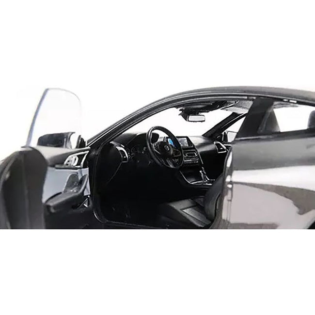 2020 BMW M8 Coupe Gray Metallic with Carbon Top 1/18 Diecast Model Car by Minichamps-Minichamps-ModelCars.com