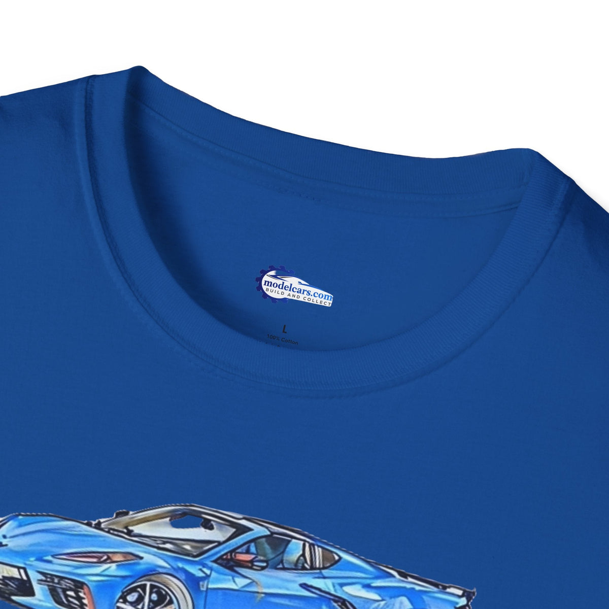 2020 C8 Corvette - Sketch Art T-Shirt-Modelcars.com-ModelCars.com
