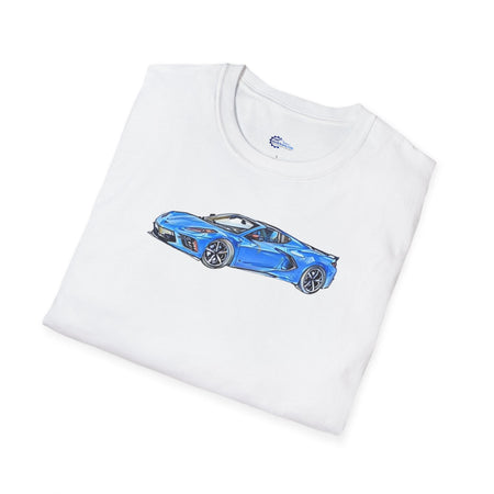 2020 C8 Corvette - Sketch Art T-Shirt-Modelcars.com-ModelCars.com