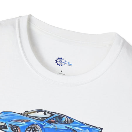 2020 C8 Corvette - Sketch Art T-Shirt-Modelcars.com-ModelCars.com