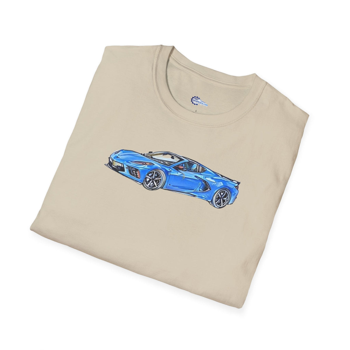 2020 C8 Corvette - Sketch Art T-Shirt-Modelcars.com-ModelCars.com