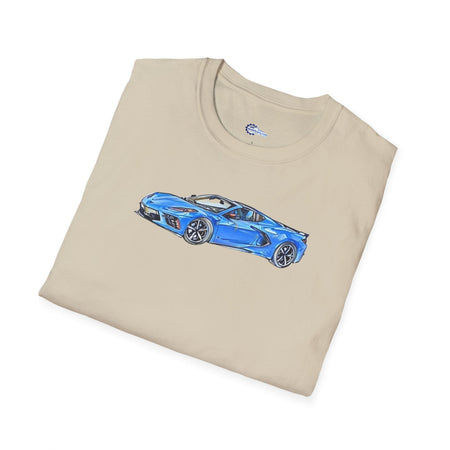 2020 C8 Corvette - Sketch Art T-Shirt-Modelcars.com-ModelCars.com