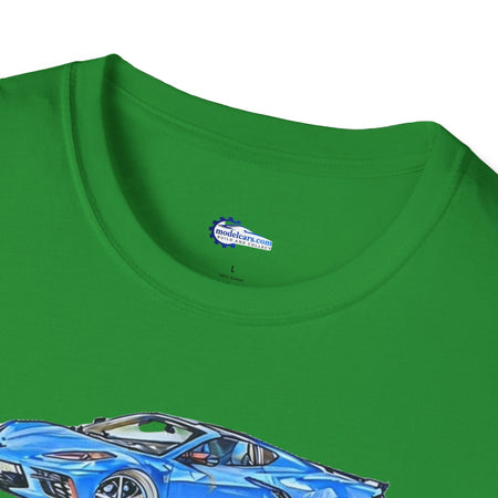 2020 C8 Corvette - Sketch Art T-Shirt-Modelcars.com-ModelCars.com