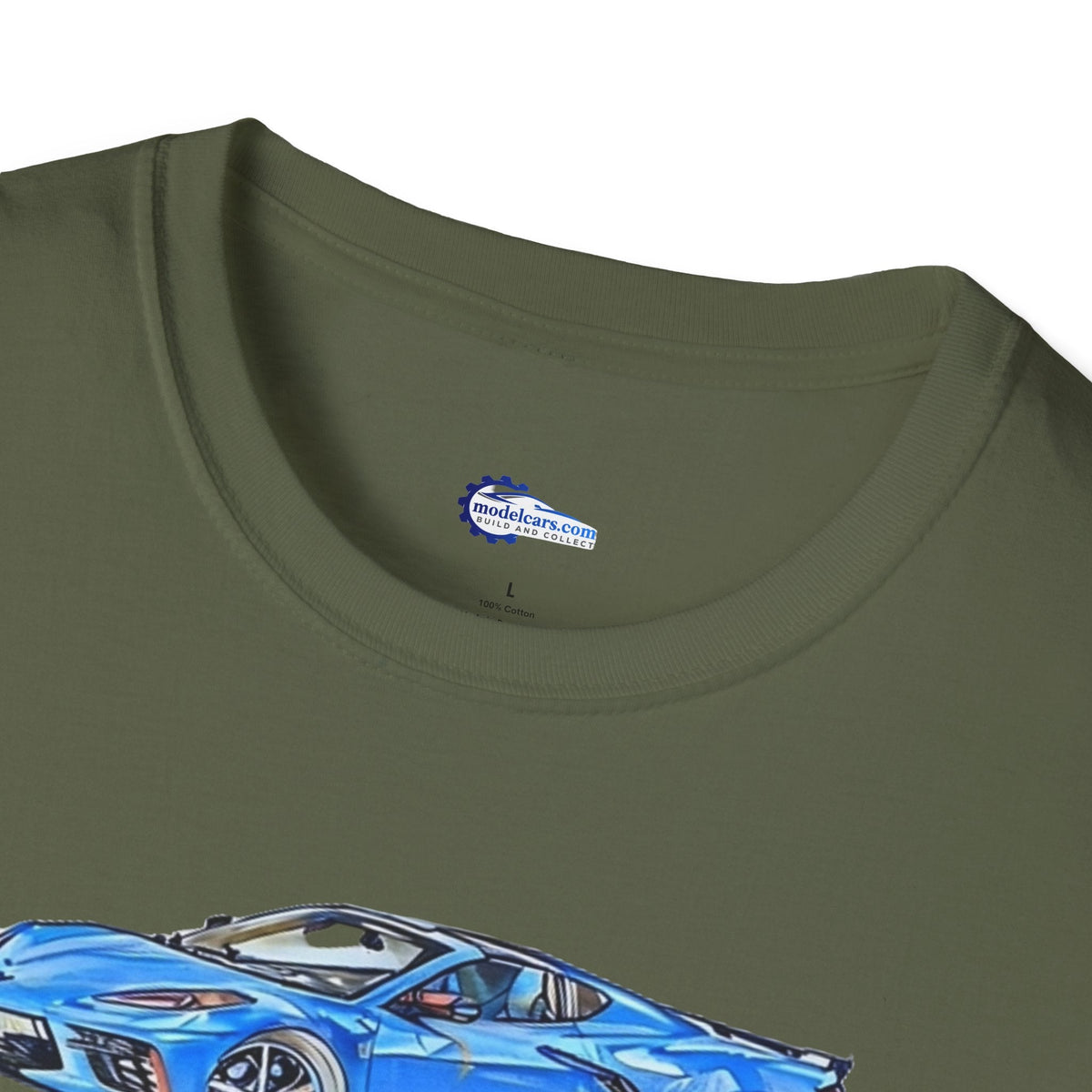 2020 C8 Corvette - Sketch Art T-Shirt-Modelcars.com-ModelCars.com