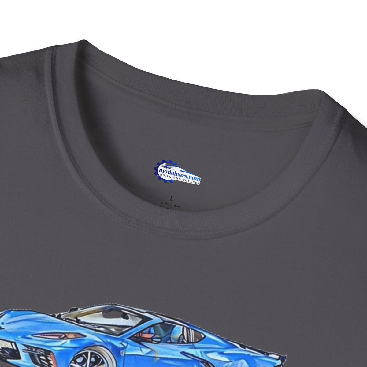 2020 C8 Corvette - Sketch Art T-Shirt-Modelcars.com-ModelCars.com