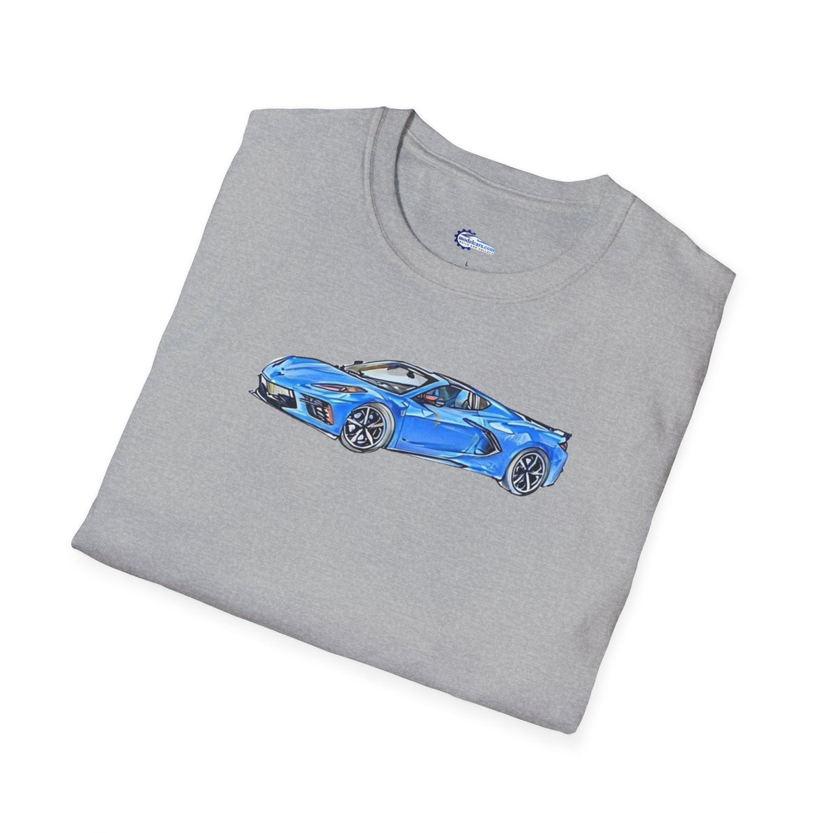 2020 C8 Corvette - Sketch Art T-Shirt-Modelcars.com-ModelCars.com