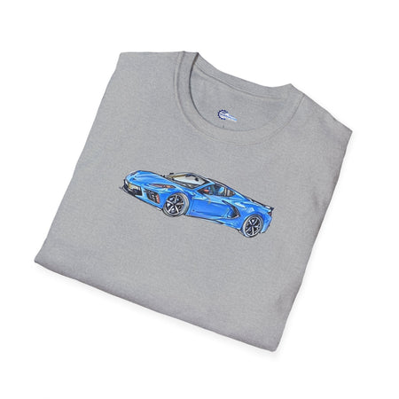 2020 C8 Corvette - Sketch Art T-Shirt-Modelcars.com-ModelCars.com