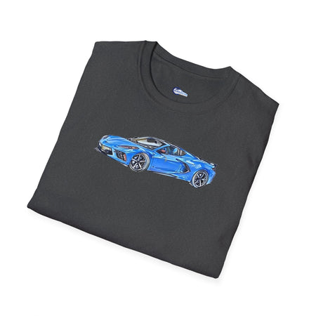 2020 C8 Corvette - Sketch Art T-Shirt-Modelcars.com-ModelCars.com