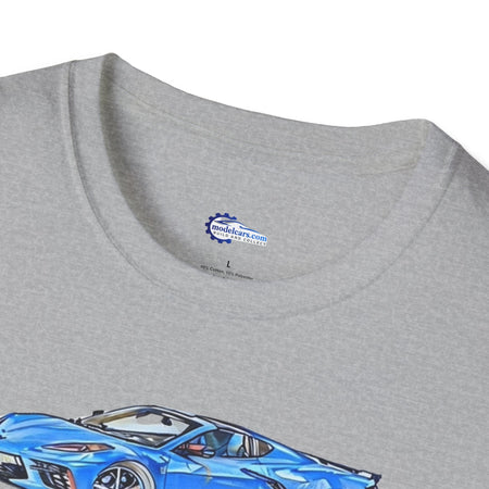 2020 C8 Corvette - Sketch Art T-Shirt-Modelcars.com-ModelCars.com