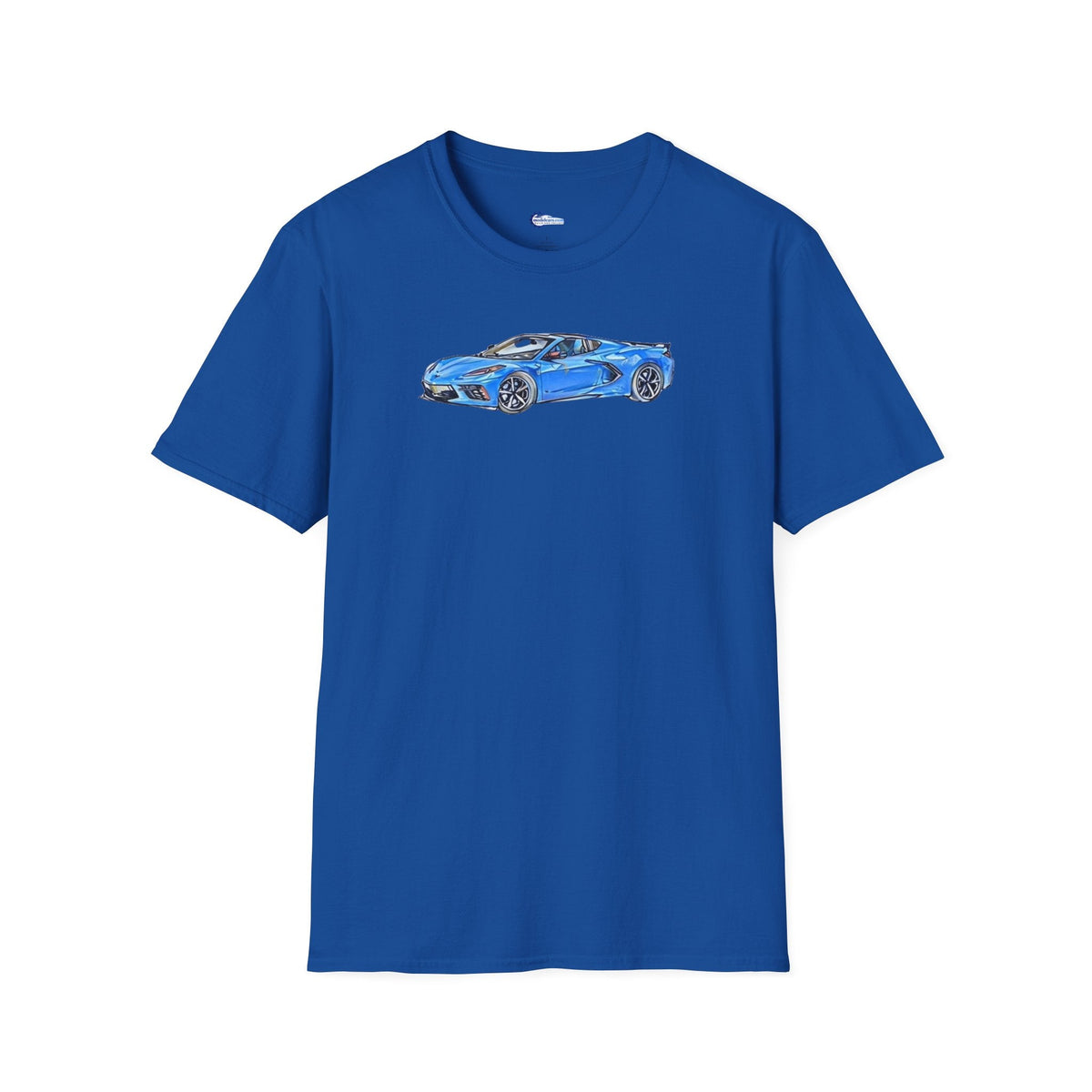 2020 C8 Corvette - Sketch Art T-Shirt-Modelcars.com-ModelCars.com