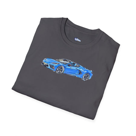 2020 C8 Corvette - Sketch Art T-Shirt-Modelcars.com-ModelCars.com