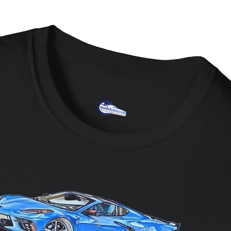 2020 C8 Corvette - Sketch Art T-Shirt-Modelcars.com-ModelCars.com