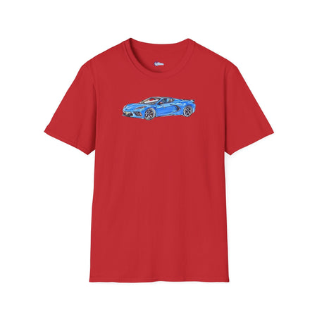 2020 C8 Corvette - Sketch Art T-Shirt-Modelcars.com-ModelCars.com