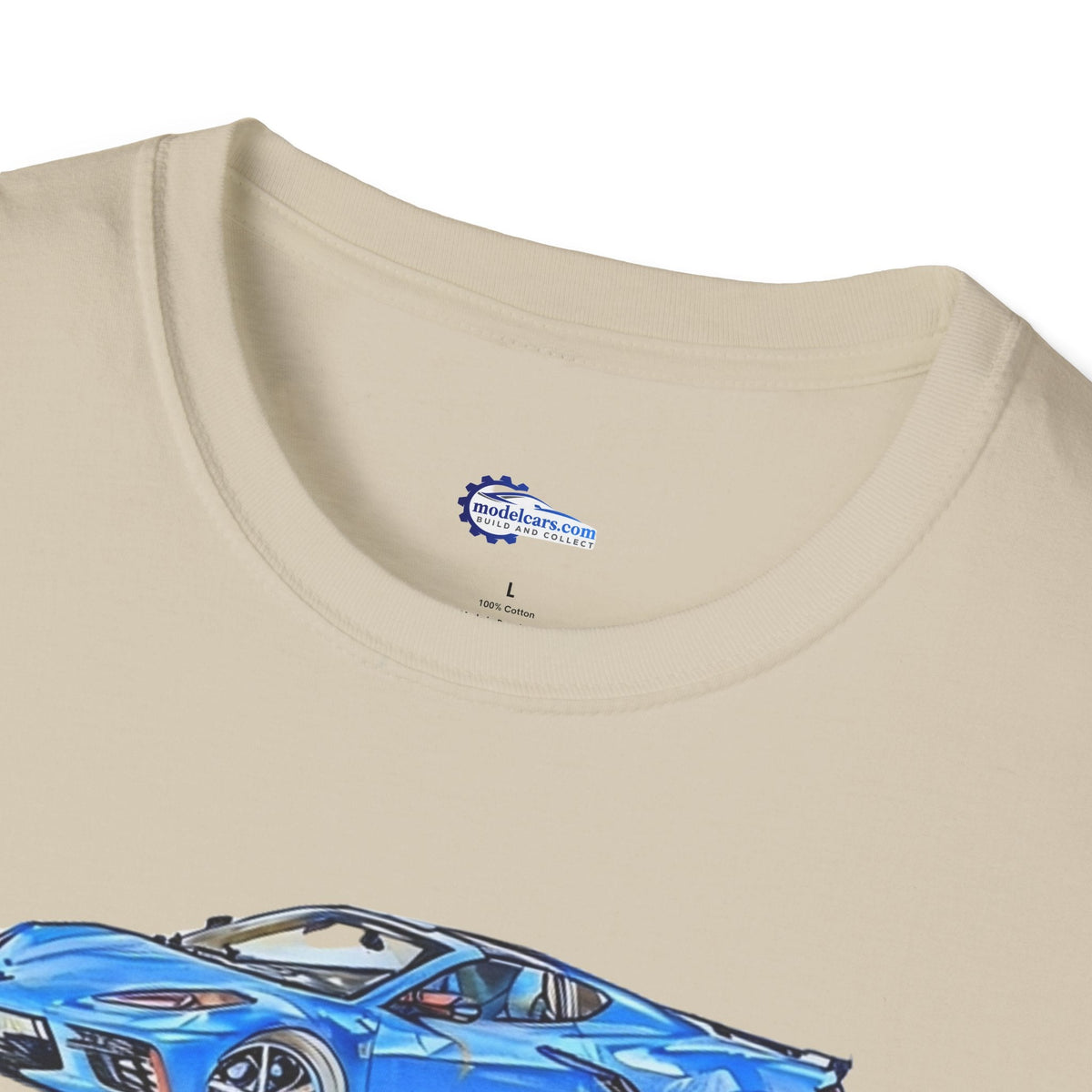 2020 C8 Corvette - Sketch Art T-Shirt-Modelcars.com-ModelCars.com