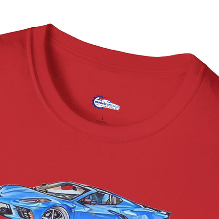 2020 C8 Corvette - Sketch Art T-Shirt-Modelcars.com-ModelCars.com