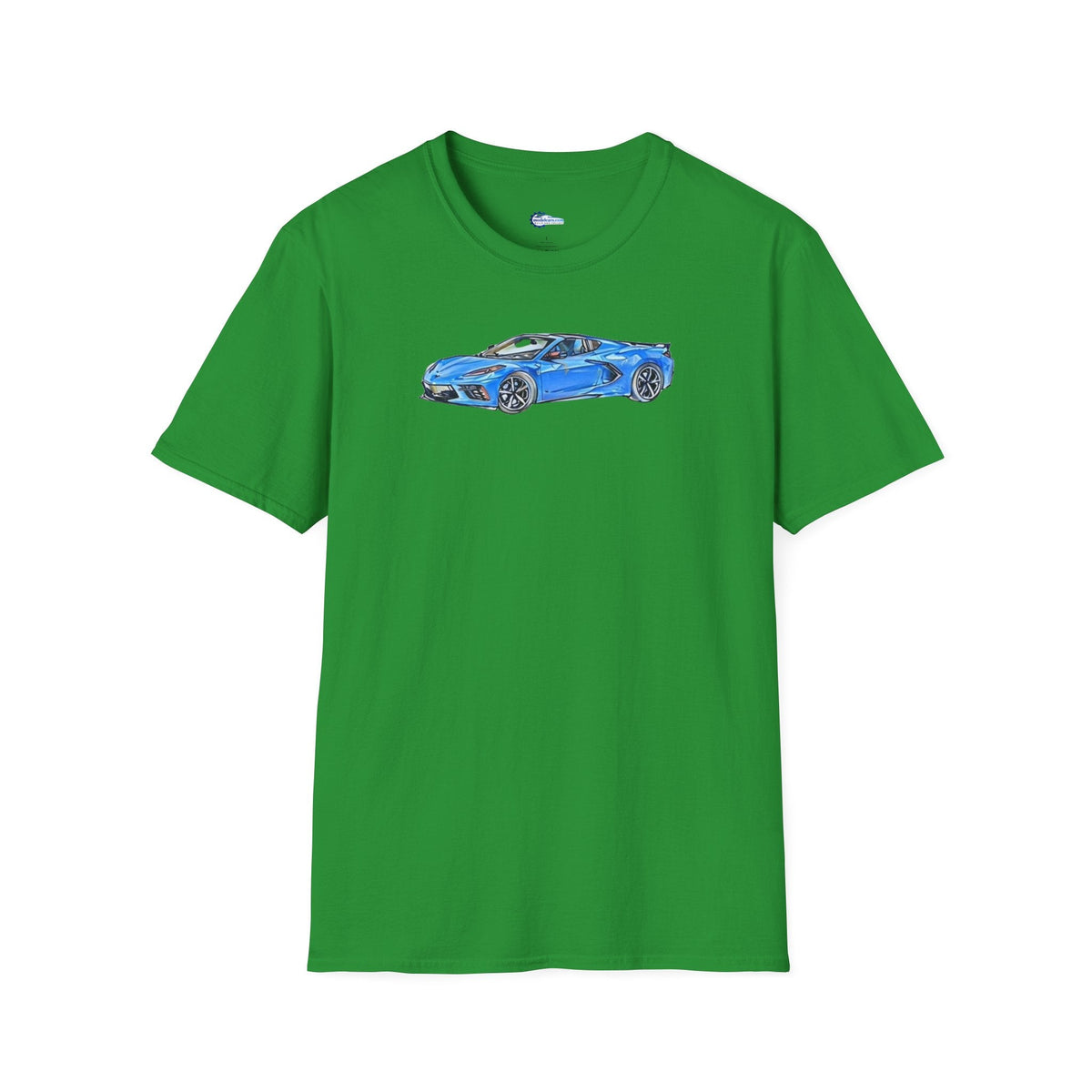 2020 C8 Corvette - Sketch Art T-Shirt-Modelcars.com-ModelCars.com