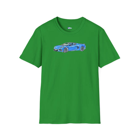 2020 C8 Corvette - Sketch Art T-Shirt-Modelcars.com-ModelCars.com