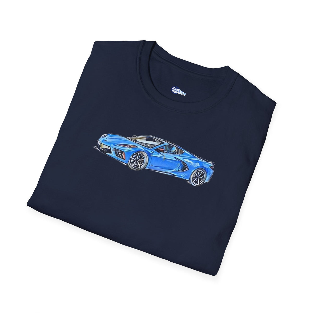 2020 C8 Corvette - Sketch Art T-Shirt-Modelcars.com-ModelCars.com