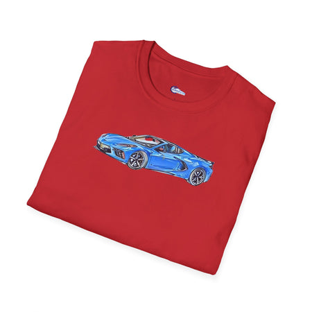 2020 C8 Corvette - Sketch Art T-Shirt-Modelcars.com-ModelCars.com