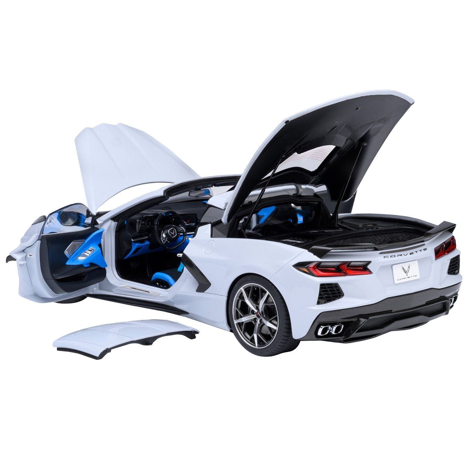 2020 Chevrolet Corvette C8 Stingray Ceramic Matrix Gray Metallic 1/18 Model Car by Autoart - Autoart - ModelCars.com