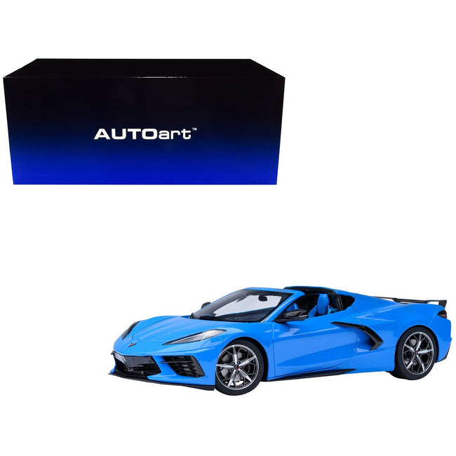 2020 Chevrolet Corvette C8 Stingray Rapid Blue 1/18 Model Car by Autoart - Autoart - ModelCars.com