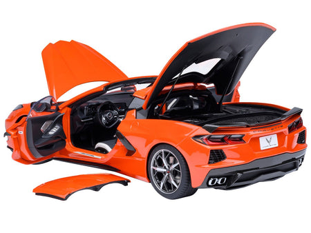 2020 Chevrolet Corvette C8 Stingray Sebring Orange 1/18 Model Car by Autoart-Autoart-ModelCars.com
