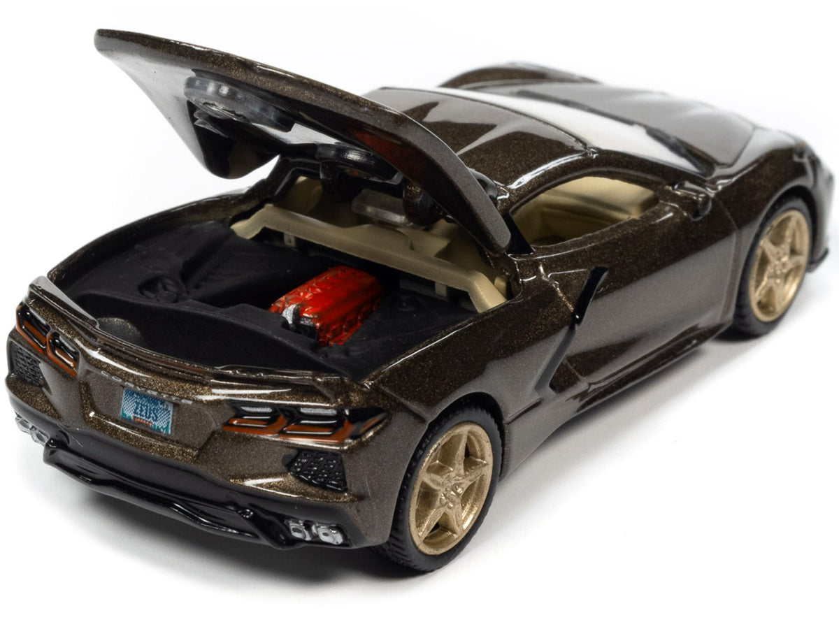 2020 Chevrolet Corvette Zeus Bronze Metallic "Sports Cars" Limited Edition 1/64 Diecast Model Car by Auto World-Autoworld-ModelCars.com