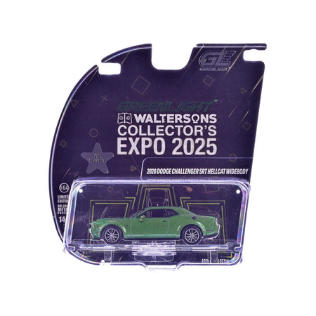 2020 Dodge Challenger SRT Demon 170 F8 Green Metallic with Black Indiana Stripes "2025 Greenlight Waltersons Collector's Expo Exclusive" 1/64 Diecast Model Car by Greenlight-Greenlight-ModelCars.com