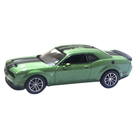 2020 Dodge Challenger SRT Demon 170 F8 Green Metallic with Black Indiana Stripes "2025 Greenlight Waltersons Collector's Expo Exclusive" 1/64 Diecast Model Car by Greenlight-Greenlight-ModelCars.com