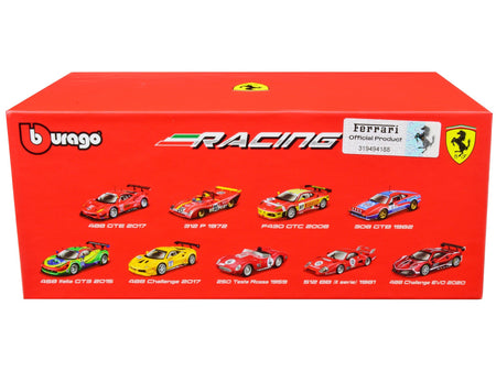 2020 Ferrari 488 Challenge EVO 28 Red with Graphics "Racing" Series 1/43 Diecast Model Car by Bburago-Bburago-ModelCars.com