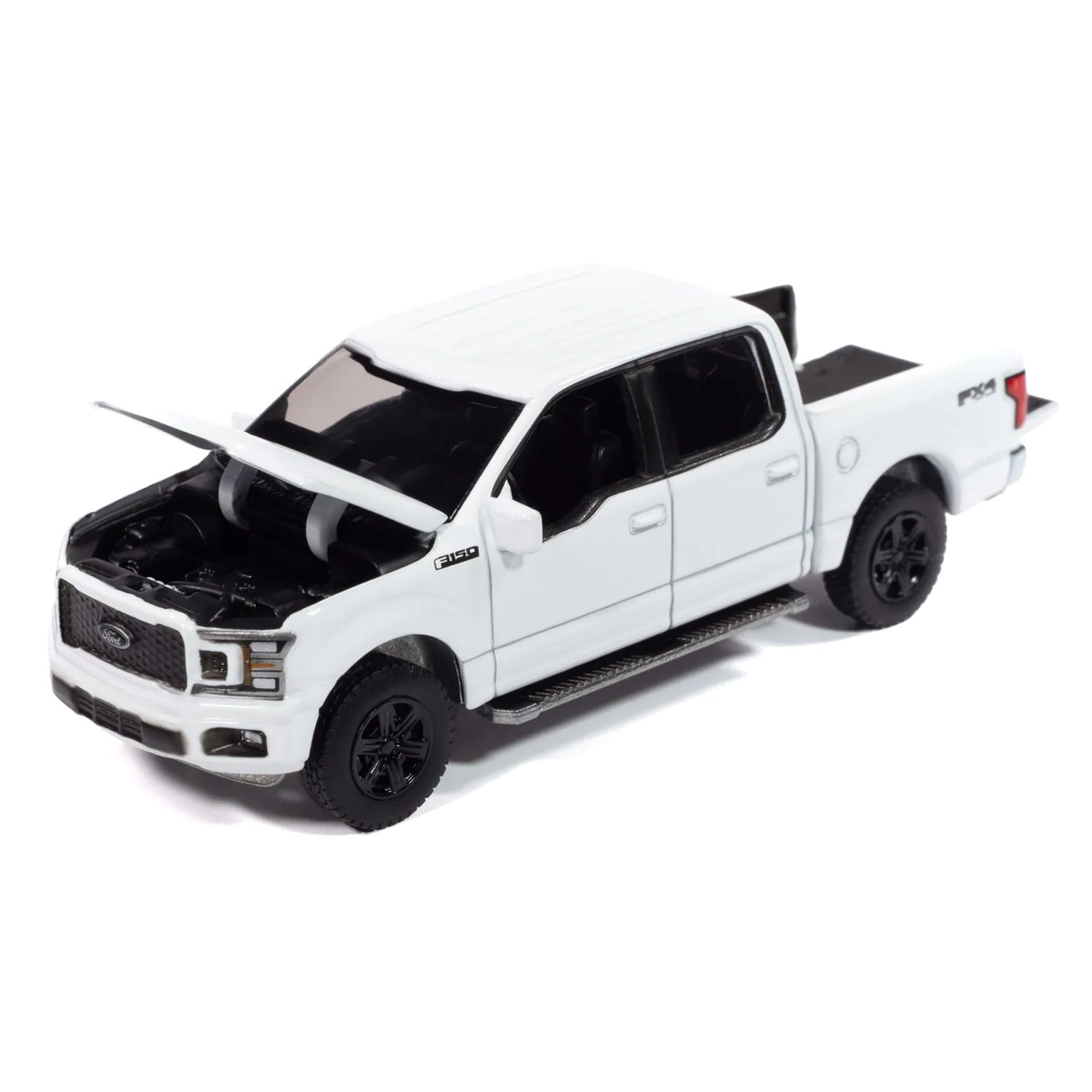 2020 Ford F - 150 FX4 Black Appearance Package Pickup Truck Oxford White "Muscle Trucks" Series 1/64 Diecast Model Car by Auto World - Autoworld - ModelCars.com
