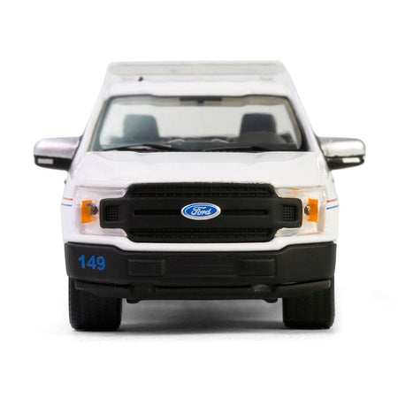 2020 Ford F - 150 XL Pickup Truck "United States Postal Service (USPS) Postal Police" White with Red and Blue Stripes "Hobby Exclusive" Series 1/64 Diecast Model Car by Greenlight - Greenlight - ModelCars.com