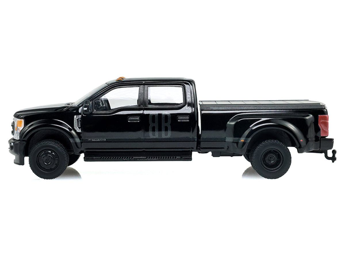 2020 Ford F-450 XL Super Duty Pickup Truck Black "Black Bandit" Series 31 1/64 Diecast Model Car by Greenlight-Greenlight-ModelCars.com