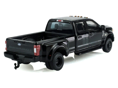 2020 Ford F-450 XL Super Duty Pickup Truck Black "Black Bandit" Series 31 1/64 Diecast Model Car by Greenlight-Greenlight-ModelCars.com
