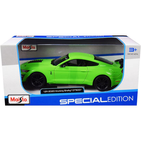 2020 Ford Mustang Shelby GT500 Bright Green 1/24 Diecast Model Car by Maisto - Maisto - ModelCars.com