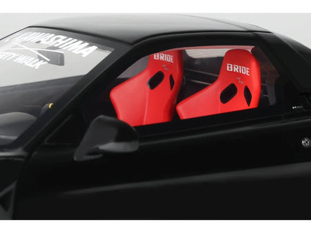 2020 Honda NSX (NA1) LB-Works Black with Red Interior Limited Edition to 2000 pieces Worldwide 1/18 Model Car by Otto Mobile-Otto Mobile-ModelCars.com