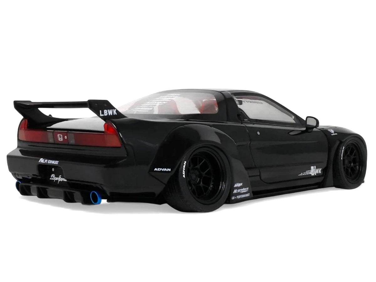 2020 Honda NSX (NA1) LB-Works Black with Red Interior Limited Edition to 2000 pieces Worldwide 1/18 Model Car by Otto Mobile-Otto Mobile-ModelCars.com
