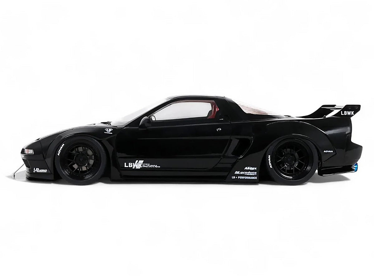 2020 Honda NSX (NA1) LB-Works Black with Red Interior Limited Edition to 2000 pieces Worldwide 1/18 Model Car by Otto Mobile-Otto Mobile-ModelCars.com