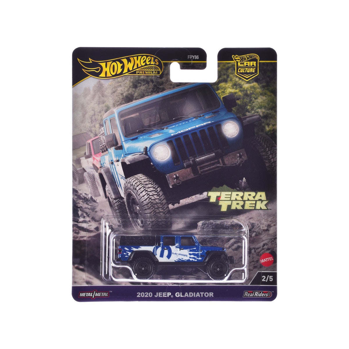 2020 Jeep Gladiator Pickup Truck Blue Metallic "MOPAR" "Terra Trek" Series Diecast Model Car by Hot Wheels - Hotwheels - ModelCars.com