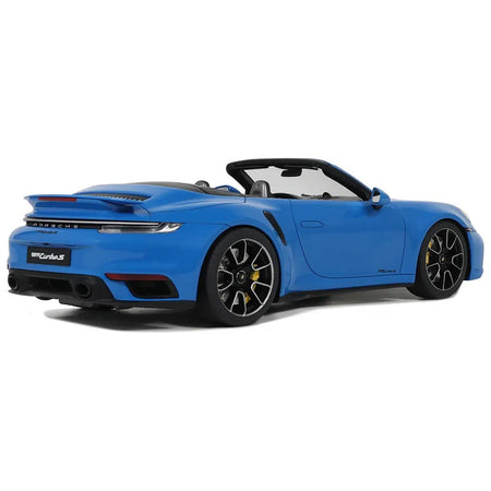 2020 Porsche 911 (992) Turbo S Cabriolet Blue 1/18 Model Car by GT Spirit - GT Spirit - ModelCars.com