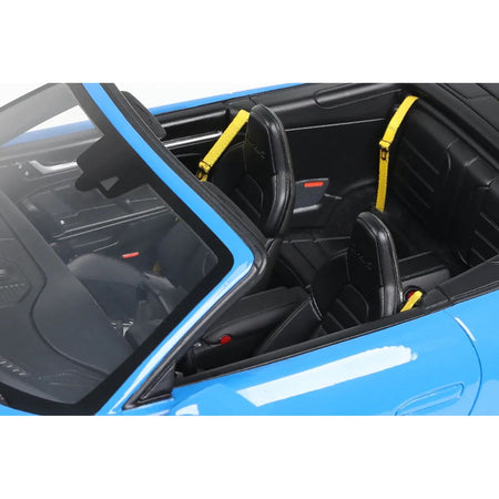 2020 Porsche 911 (992) Turbo S Cabriolet Blue 1/18 Model Car by GT Spirit - GT Spirit - ModelCars.com