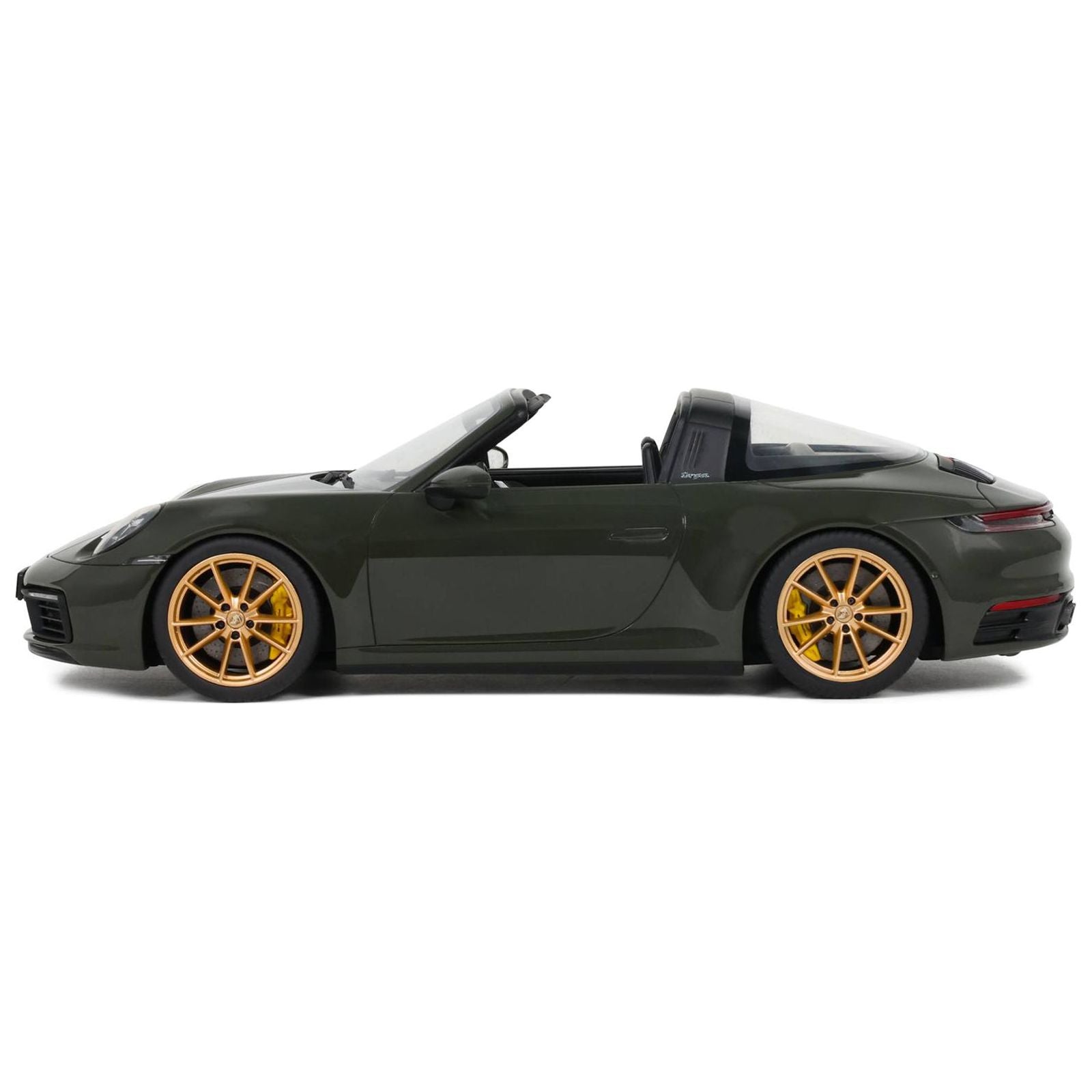 2020 Porsche 992 Targa 4S Dark Green 1/18 Model Car by GT Spirit - GT Spirit - ModelCars.com